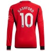Virallinen Fanipaita Pitkähihainen Manchester United Rashford 10 Kotipelipaita 2023-24 - Miesten